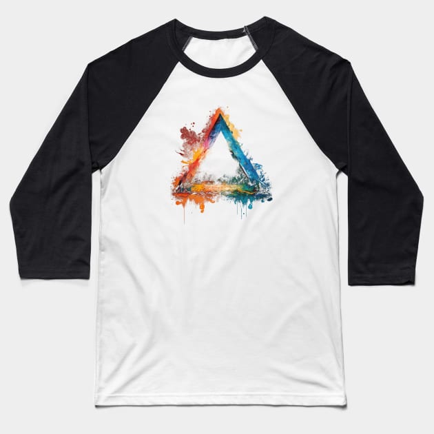 Geometric triangle Baseball T-Shirt by yasinylcu